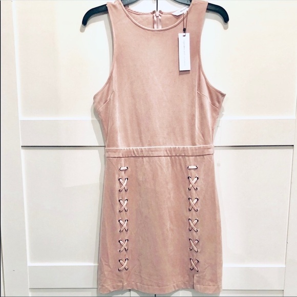 ANTHRO Cupcakes and Cashmere Faux Suede Dress - Picture 5 of 7